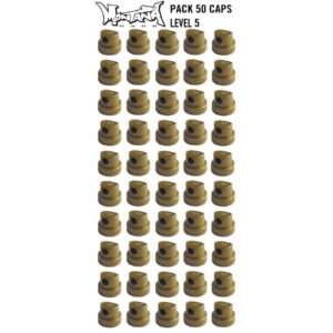 Montana Caps gold & black Level 5 PACK 50